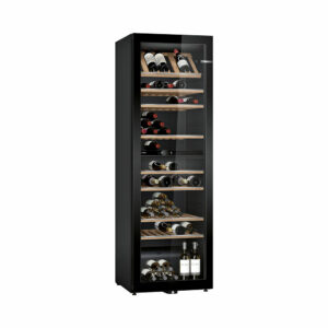 Vinoteca BOSCH KWK36ABGA, Clase D, Negro, 186×60 cm, 199 Botellas