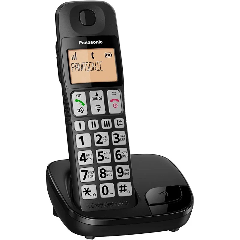 Teléfono Dect PANASONIC KX-TGE310SPB Teclas Grandes