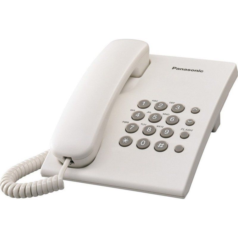 Teléfono Góndola PANASONIC KX-TS500EXW  Blanco