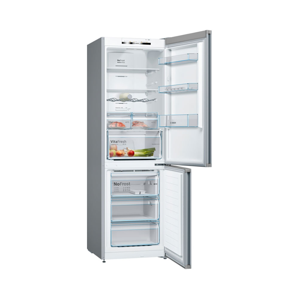 Frigorífico BOSCH KGN36VLEA, Clase E, Acero Inox, 186×60 cm, Combi