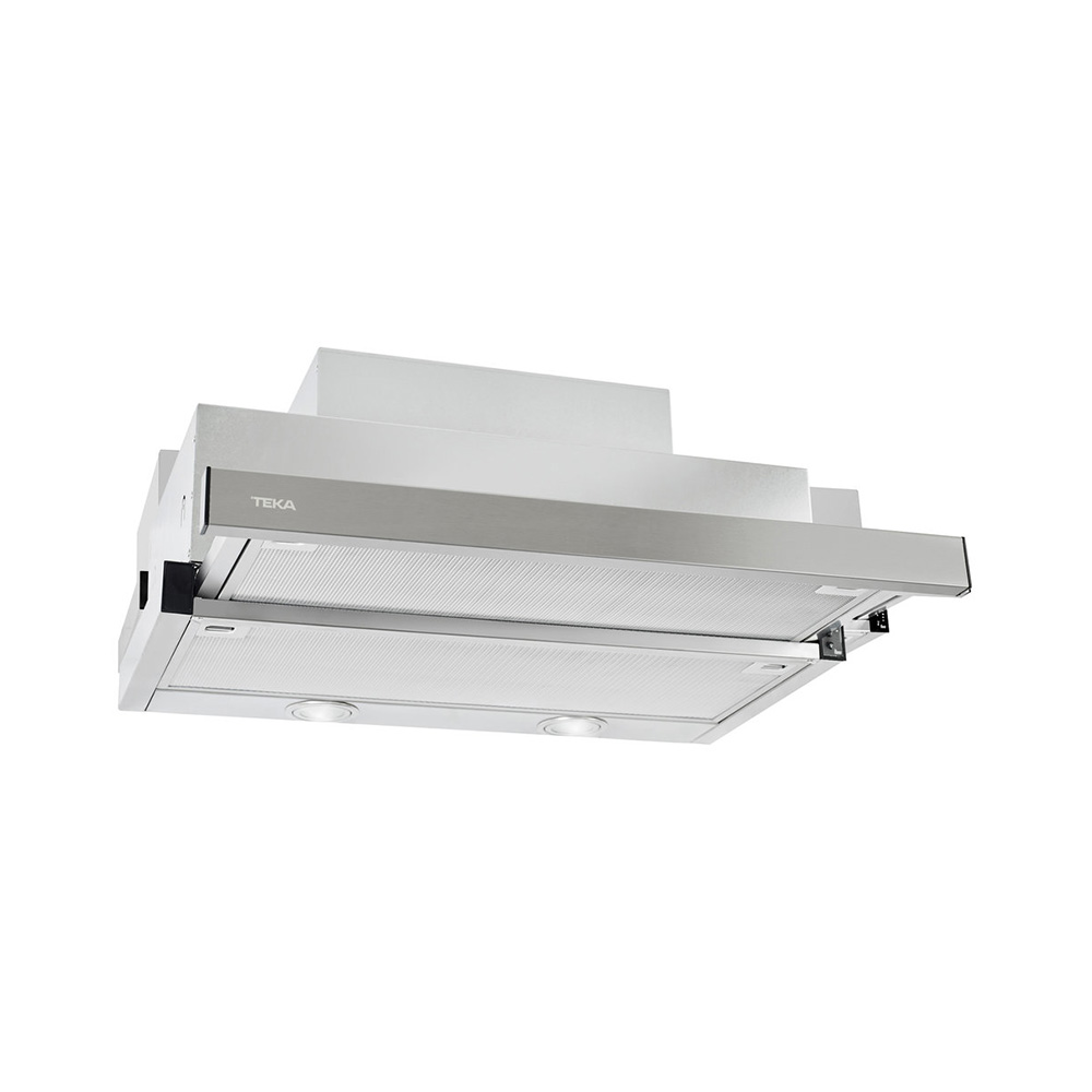 Campana TEKA CNL6610S, 60 cm, Inox, Clase C, 694M3/H, Luces LED, Decorativa Extraíble