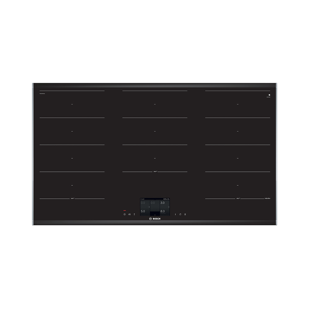 Placa BOSCH PXX975KW1E, 90 cm, Negro, Inducción