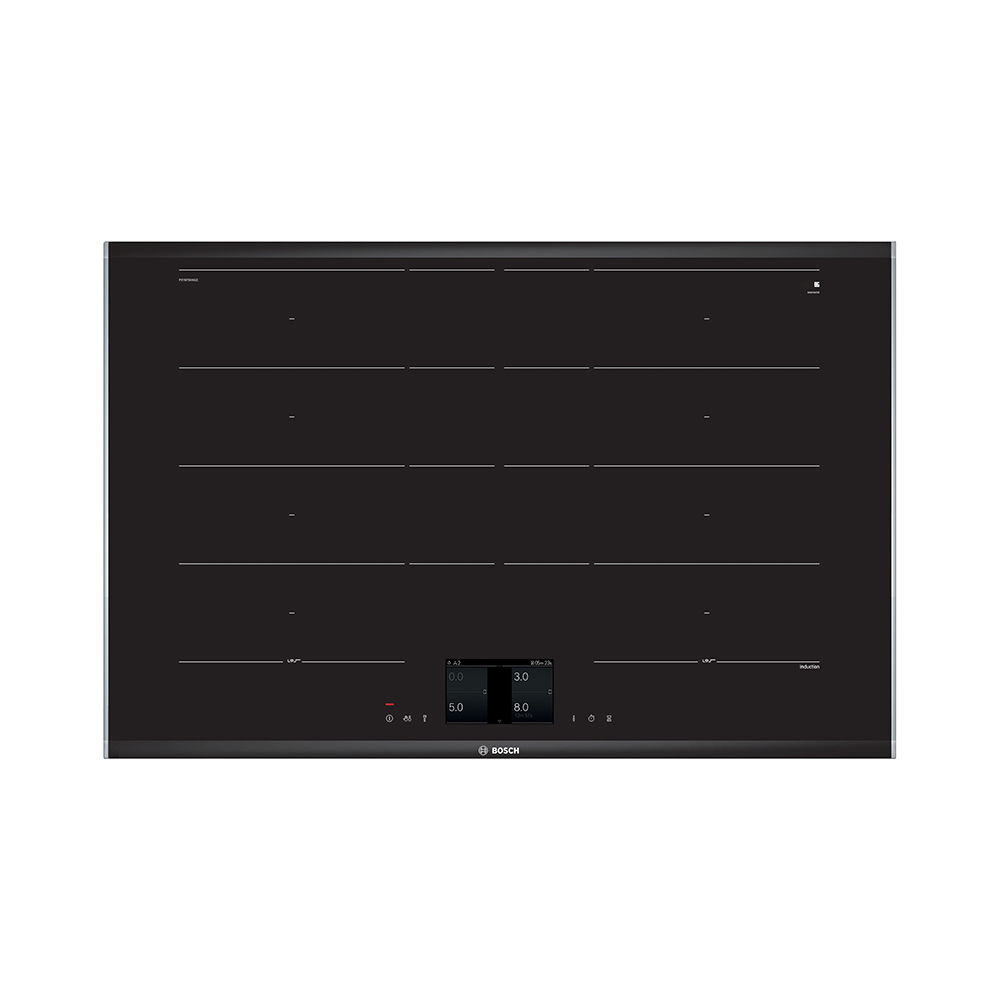 Placa BOSCH PXY875KW1E, 80 cm, Negro, Inducción