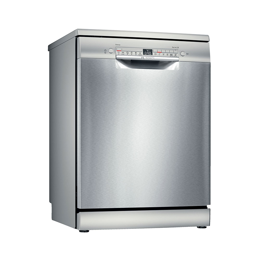 Lavavajillas BOSCH SMS2HMI00E, Clase D, 60 cm, Acero Inox., Libre Instalación, 12 Servicios