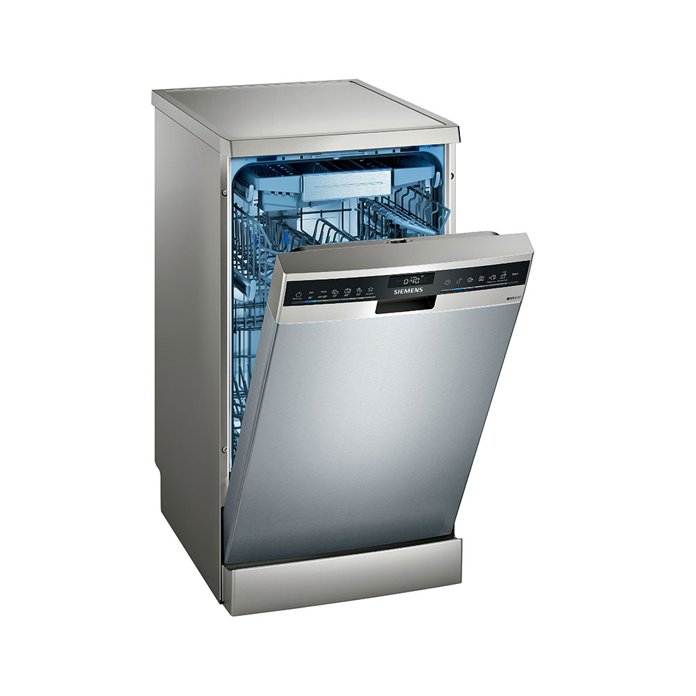 Lavavajillas SIEMENS SR25ZI11ME, Clase C, 45 cm, Acero Inox, Libre Instalación, 12 Servicios