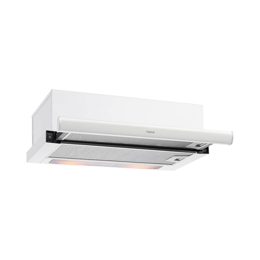 Campana TEKA TL 6420, Clase D, Blanco, 60 cm, Telescópica