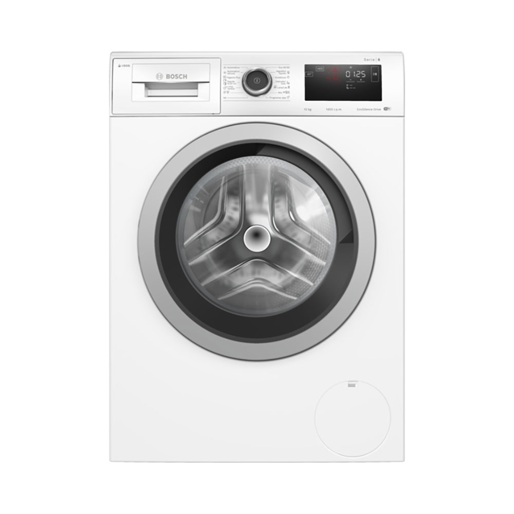 Lavadora BOSCH WAL28PH1ES, Clase A, 10kg, 1400 rpm, Carga Frontal IDOS, Blanco.