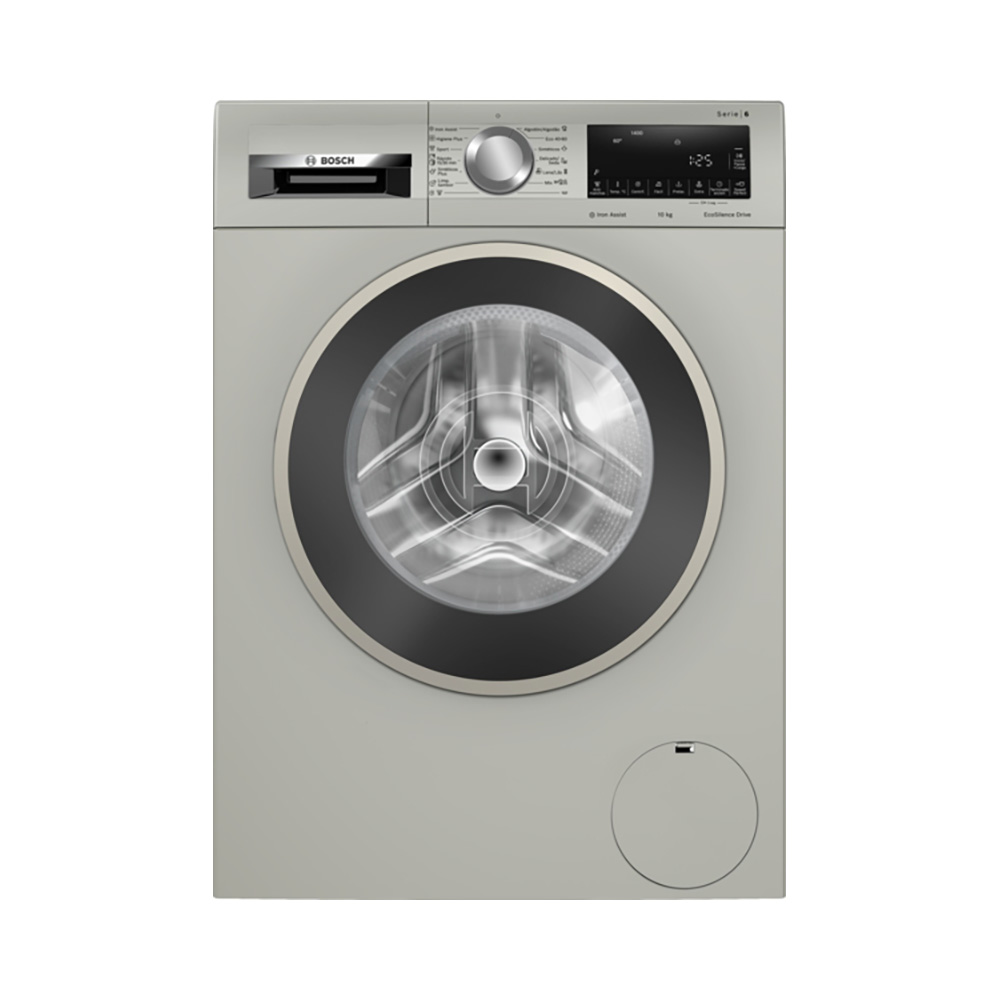 Lavadora BOSCH WGG254ZXES, Clase A, Acero Mate Antihuellas, 10kg, 1400 rpm, Carga Frontal