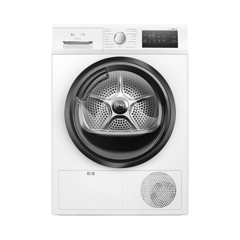 Secadora SIEMENS WT43HV91ES, Clase A++, Blanco, con Bomba de Calor, 8 Kg