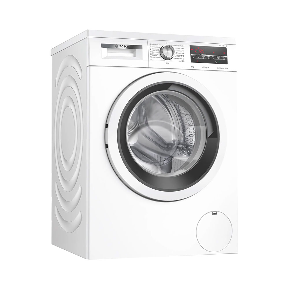 Lavadora BOSCH WUU28T63ES, 8 kg, 1400 rpm, Blanca, Clase A