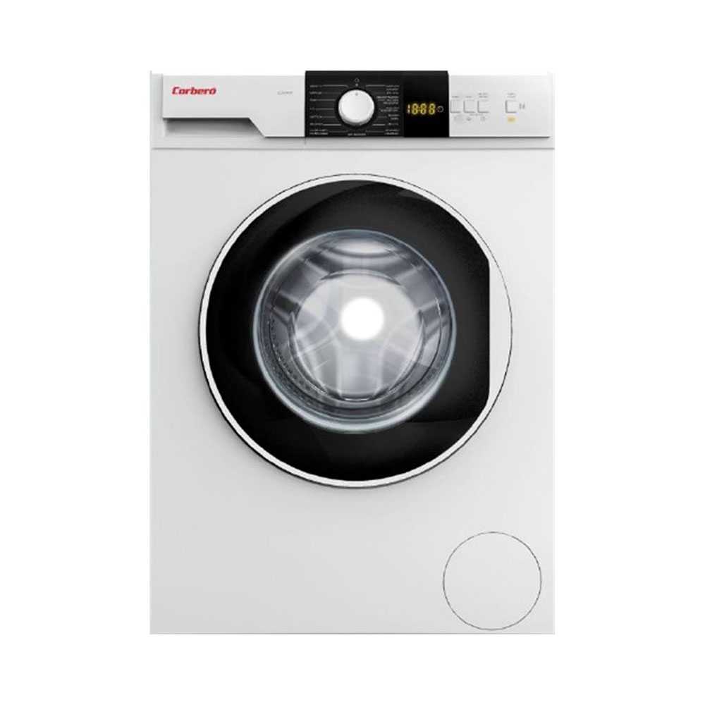 Lavadora CORBERO Carga Frontal CLAV822 8KG 1200rpm, Clase D, Blanco